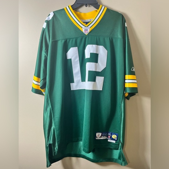 Reebok NFL Green Bay Packers Football Jersey Aaron Rodger’s #12 Size XL - Picture 2 of 8
